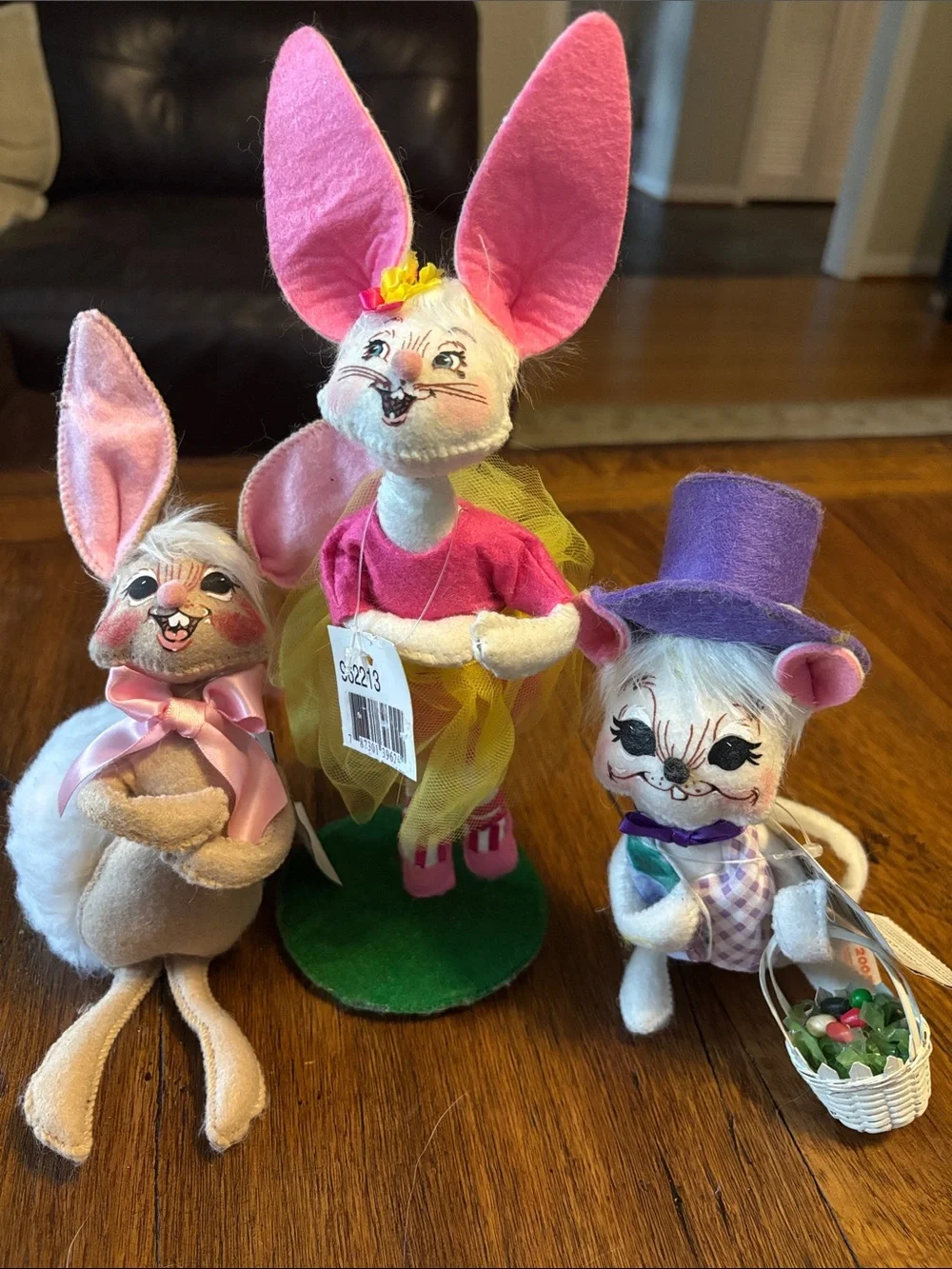 Annalee bundle of 3 - Easter Bunny Figurines